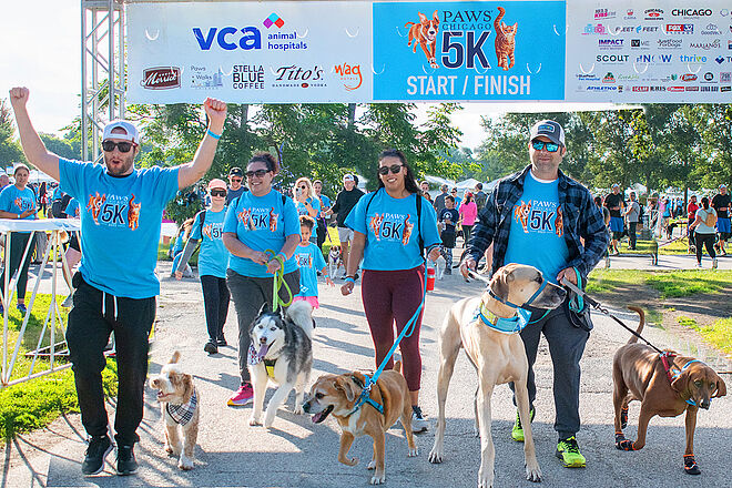 PAWS Chicago 5K Walk/Run for Their Lives 1